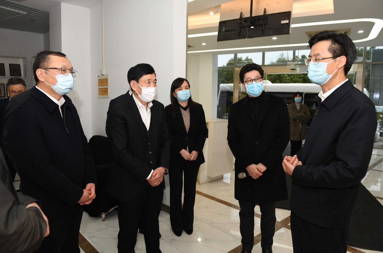 浙江省司法廳領(lǐng)導(dǎo)到圣龍集團走訪